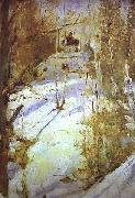 Valentin Serov Winter in Abramtsevo Germany oil painting artist